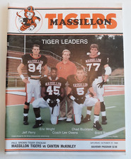 Massillon Ohio vs Canton McKinley football program Oct 27, 1990 captains