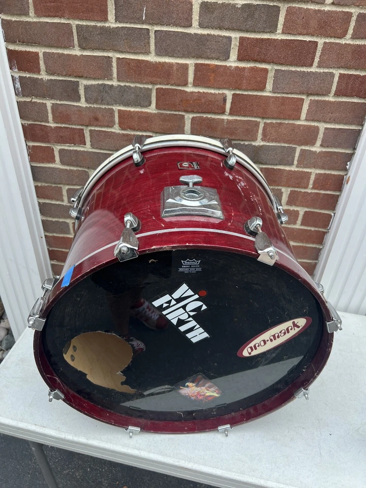 Басовый барабан PREMIER XPK 22 дюйма вишневый лак красный см. подробности - Изображение 2 из 4