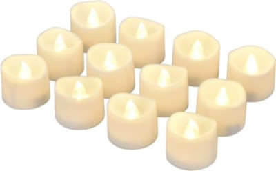 Candele LED Con Timer 6/18h: 12 Pezzi A Fiamma Oscillante, Batterie Incluse, Sicure Per Interni - 2