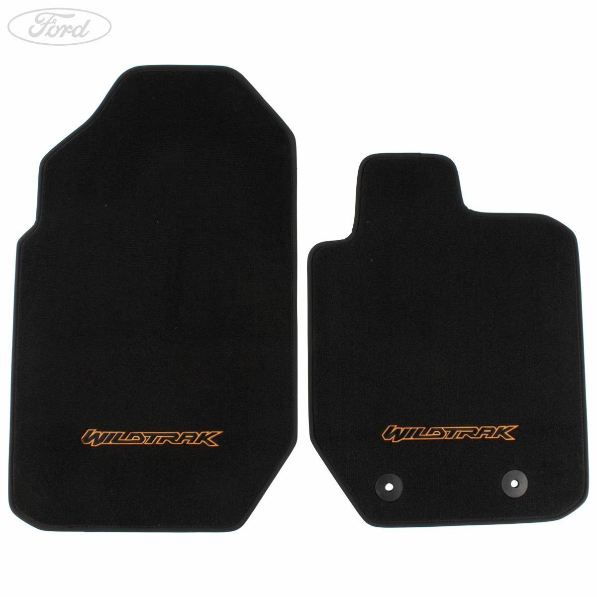 Genuine Ford Ranger Mk4 Front Floor Mats Set Velour Wildtrak 4WD 2019