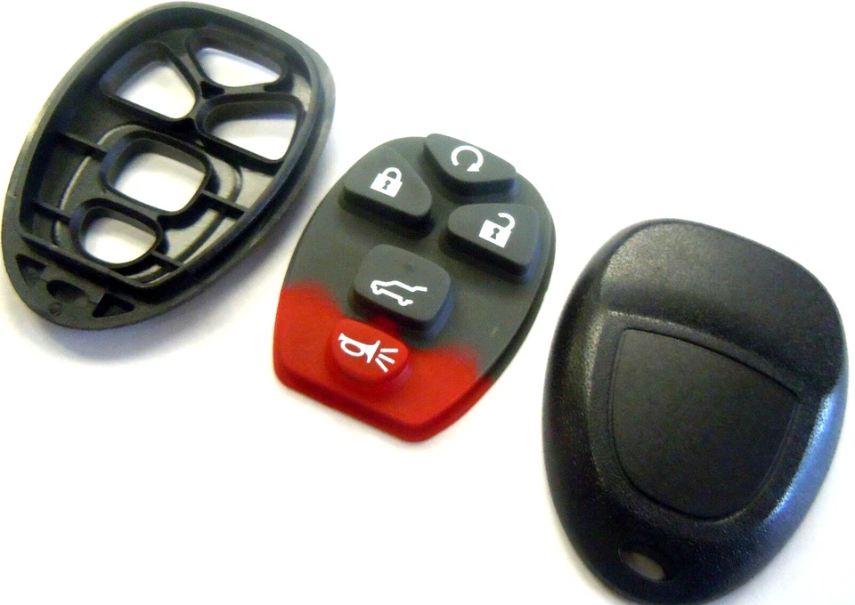 全新 5 BTN 外壳 SHELL 无钥匙遥控汽车起动器链 适用于别克 Enclave 2008 - 2015 — 第 2/4 张图片