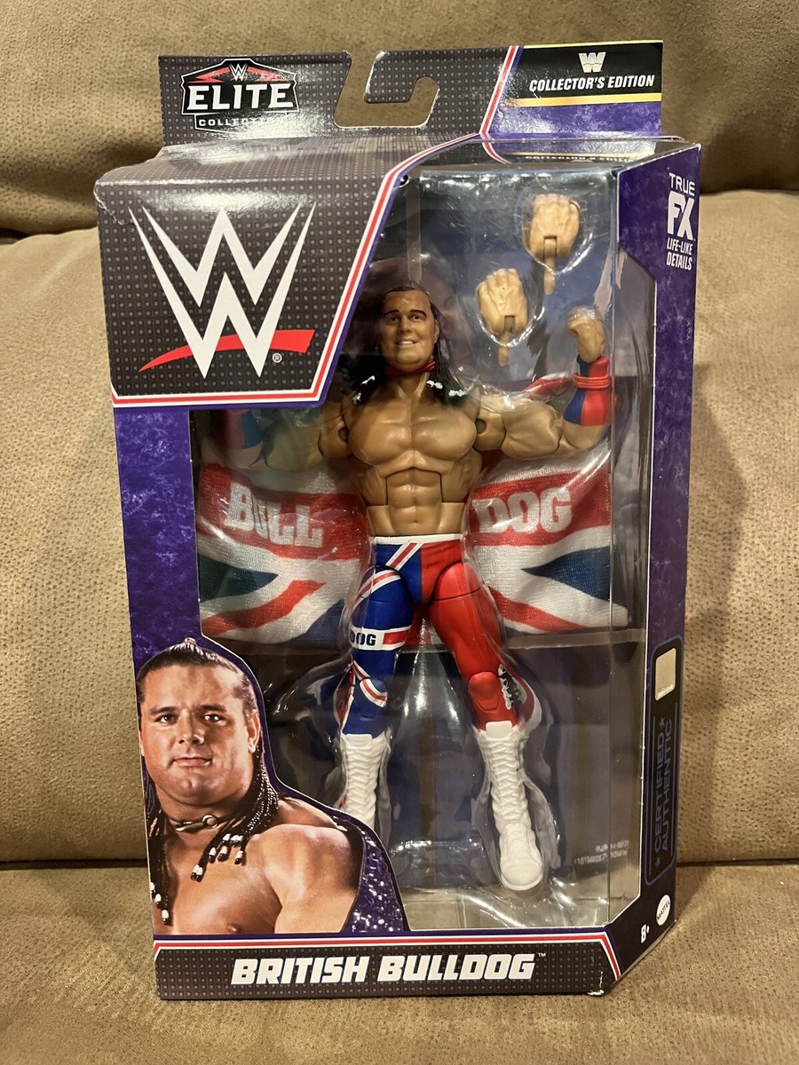 WWE Elite 94 The British Bulldog Davey Boy Smith Figure