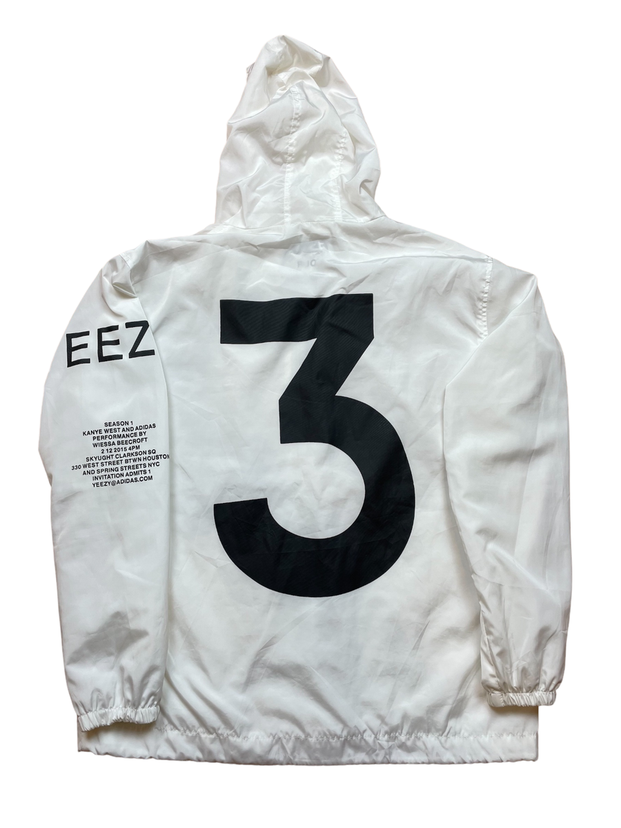 Adidas X Kanye West Yeezus White Tour Jacket Windbreaker Adidas X Kanye West Yeezus White Tour Jacket Windbreaker