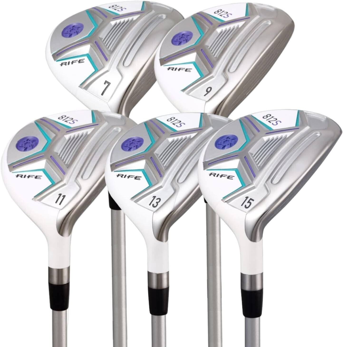 Womens Rife Golf 812s Offset #7, 9, 11, 13, 15 Fairway Wood Set "L" Right Handed