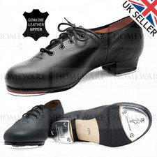 BLOCH MENS JAZZ TAP SHOES DANCE GENUINE SOFT LEATHER UPPER LACE UP NEW S0301M UK