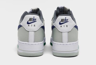 Nike Air Force 1 07 LV8 AF1 Split Light Silver Deep Royal  display picture 3