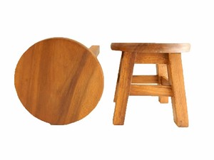 Details About Rustic Small Size Sofa Side Table Stool Chair Seat Solid Wood Child Kid Children