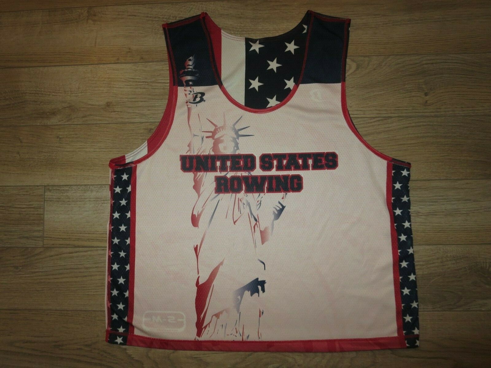 FILA Maglietta USA Stati Uniti squadra di canottaggio barca adulto S M media