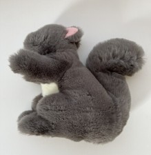 Squirrel Plush Hand Puppet Full Body Realistic Grey Gray White 10  Sadlier