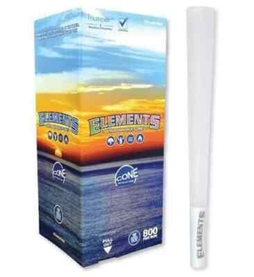 Elements vorgerollte Zapfen King Size Reispapier Rollpapier Zapfen - 800er Pack