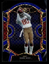 2020 PANINI SELECT BLUE PRIZM DIE CUT #20 JERRY RICE CONCOURSE 49ERS