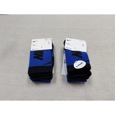 Nike Dri-Fit 6pk Cushioned Crew Socks Youth Sz XS 5-7 NEW 32 UN0019-BA2