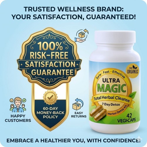 Ultra Magic Detox™ 7-Day Cleanse - Full Body Herbal THC Detox Kit & System Flush