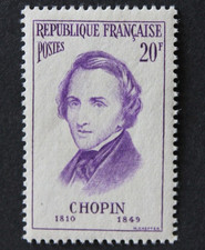 Timbre - FRANCE - Chopin - YT1086 - Neuf ** - 1956