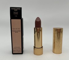 GUCCI Rouge A Levres Satin Matilda Sunrise 119 Lipstick Lip Colour 0.12 oz NIB