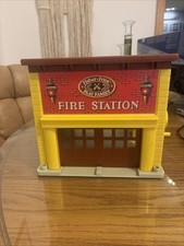 Vintage 1979 Fisher Price Play Family Fire Station 928 Little People Bell Works