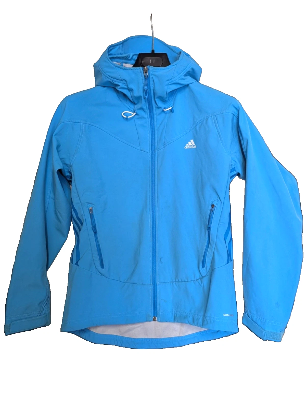 Adidas Climaproof Blue Jacket Size 14