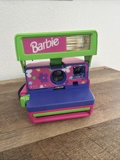 Vintage Barbie Polaroid Instant One Step 600 Camera With Strap