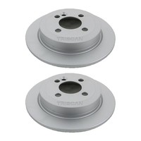 2 Bremsscheiben Voll Ø 259 Mm Triscan Bremsen-Expertise FüR U.A. Mini