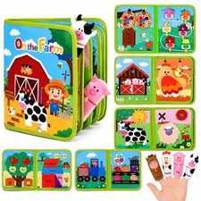 OCHIDO Busy Book for Toddlers 1-3, Montessori Toys 1 Year Old Quiet Book | Ed...