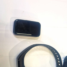 40mm Smartwatch android Compatible Plastic Case Black Silicone Band