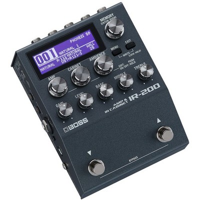Boss IR-200 Amp & Cabinet Processor Cabinet Preamp Simulator Guitar Pedal NEW