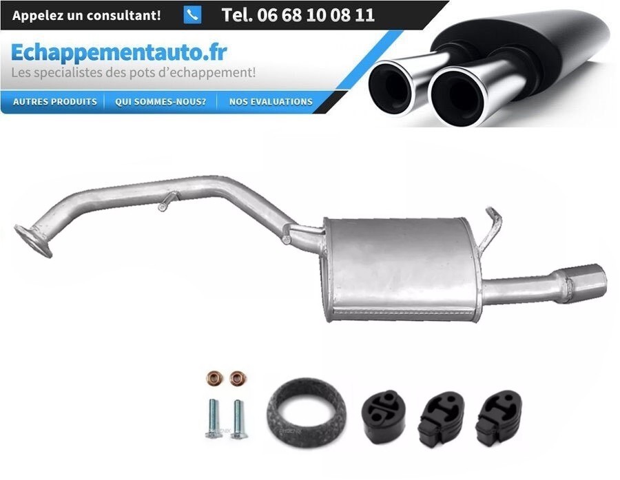Ligne échappement Mazda 5 1.8 2.0 essence pot silencieux arrière de remplacement 2005-2016 LF2840100G