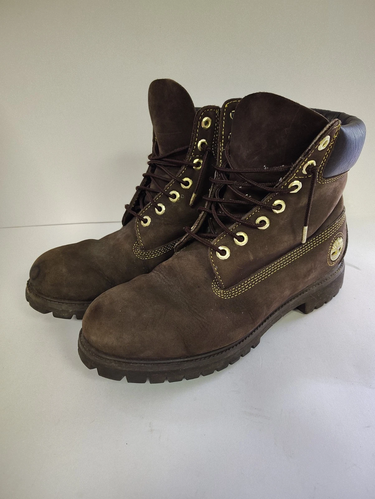 Timberland 6" Premium 89062 Waterproof Boots Men Outdoors Hiking Brown 10.5