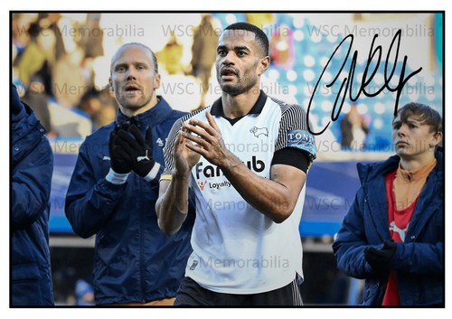 11583. Curtis Nelson Signed Pictures A4 Prints Derby Blackpool Cardiff Plymouth
