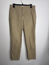 Eileen Fisher Women s Pants Size 6 Straight Leg Organic Cotton 5 Pocket Zip Fly
