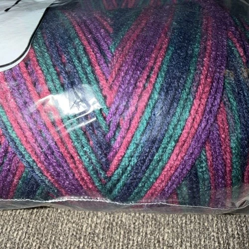 Caron One Pound Peacock?? Variegated  100% Acrylic Yarn Mill End Assortment  - product listing photo