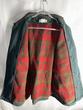 Vintage L.L. Bean Men s Plaid Wool Lined Canv...