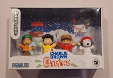IN HAND Fisher Price Little People A Charlie Brown Christmas Set