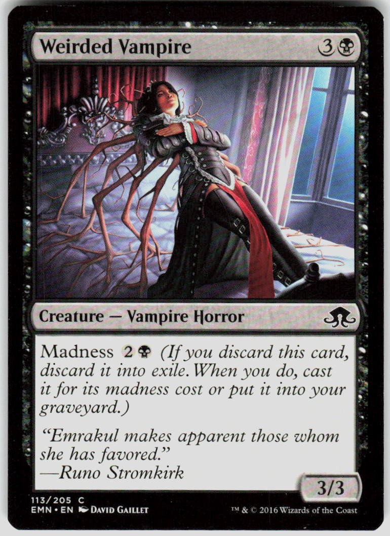 Weirded Vampire 113 Eldritch Moon Magic the Gathering MTG