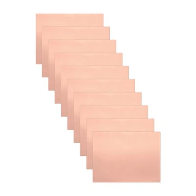Feuilles de cuivre conductif double face 200x175x0,05mm pour crafts 10 pcs - Photo 1/4