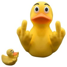 Sassy Middle Finger Rubber Duck, A Unique Prank Gift for Laughs