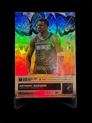 2025-26 NBA Hoops Anthony Edwards - Boom Shaka Laka insert #BO-6   CASE HIT 
