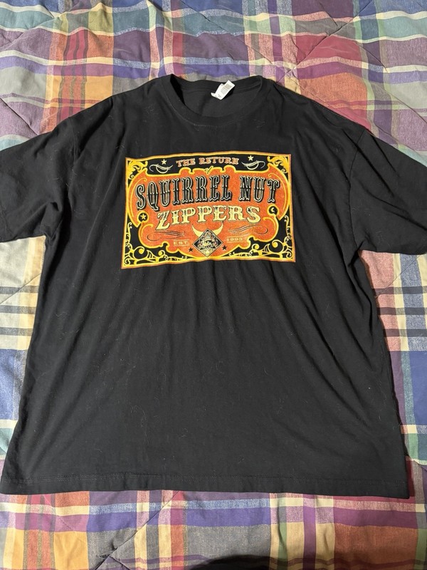 Squirrel Nut Zippers Band shirt XXL Rancid Cherry Poppin Big Bad Voodoo Jazz Ska