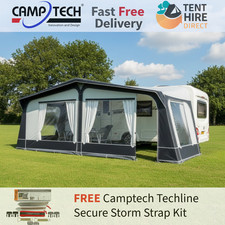 SIZE 6 NEW 2026 CAMPTECH CAYMAN FULL CARAVAN AWNING 775-800 cm