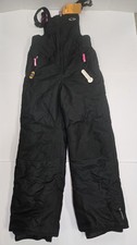 NWT Champion C9 Girls Snow Bibs Pants Size M 7/8 Black Insulated VentureDry NEW