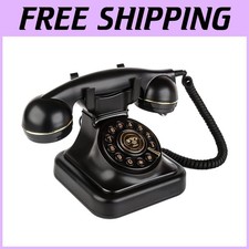 Classic Corded Landline Phone with Retro Design