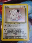 Pokemon Clefairy Base Set Holo Unlimited Rare 5/102 - LP