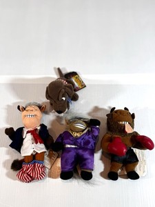 Lot of 4 Infamous Meanies Bill Clinton, Mike Tyson, Buddy the Dog, Donkeyng Prom