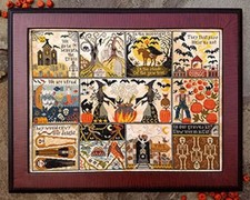 Halloween at Hawk Run Hollow by Carriage House cross stitch pattern