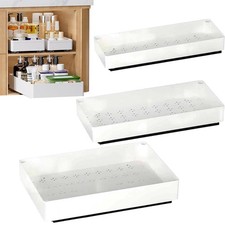 Korbauszug Teleskopschublade Verstellbar Schrank Organizer Schublade Auszu