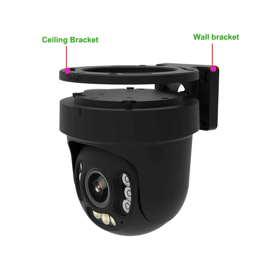 4K 8MP 30fps 30X ZOOM POE Auto Tracking IP Camera PTZ Speed Dome IP Camera RTMP - Image 3 of 4