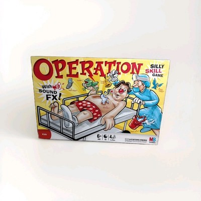 Operation Silly Skill Game New Sound FX - Hasbro MB Games - 2007