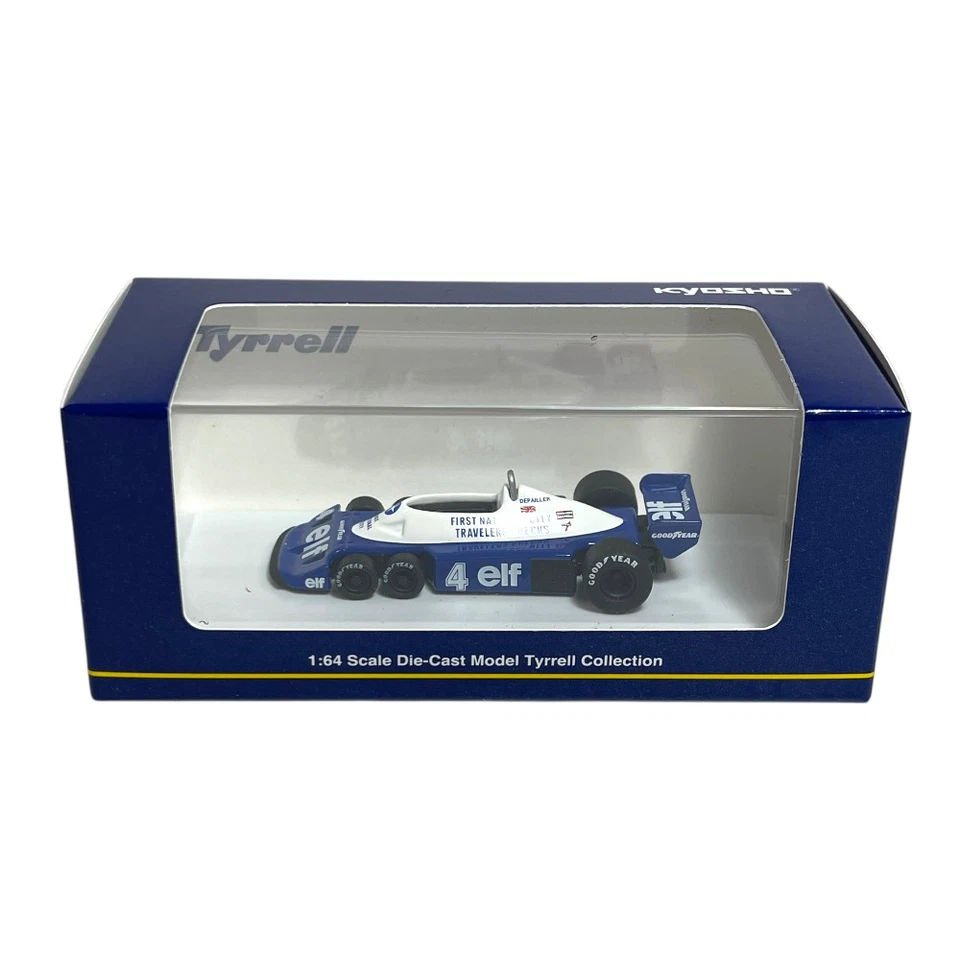 Modellino F1 Kyosho 1/64 Tyrrell P34/2 Patrick Depailler #4 1977 - Immagine 4 di 4