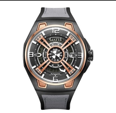 BONEST GATTI Automatic Watch Man Mechanical Sapphire Luminous Wristwatches 5803
