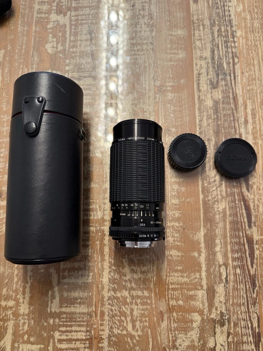 Zoom Sigma 80-200mm Focal Camera Lenses for sale | eBay